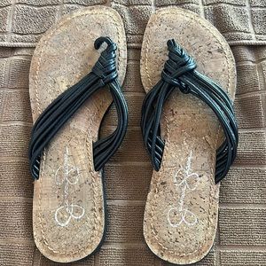Womens Jessica Simpson size 7 black sandal